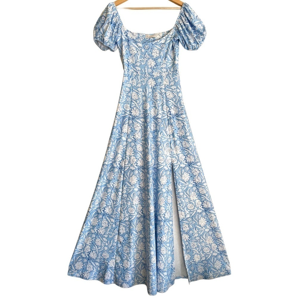SMITH & QUINN Flowy Stretchy Floral Romantic Feminine Elizabeth Maxi Dress Sz XS - Picture 2 of 11